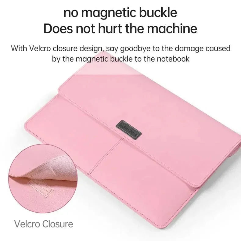PU Leather Envelope Portfolio Laptop Sleeve Bag