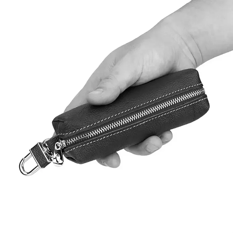 PU Leather Keychain Pouch Bag