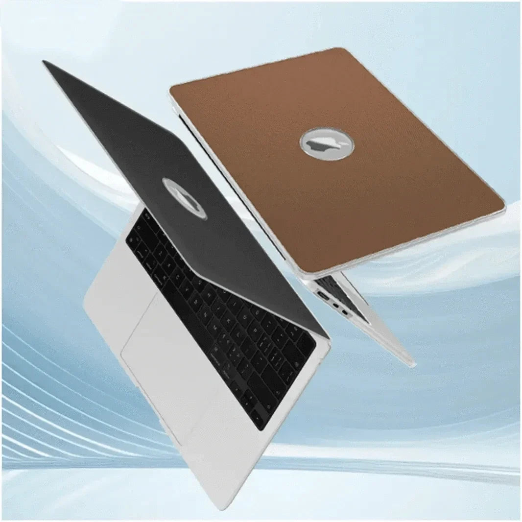 PU Leather Texture Hard Shell Cover for MacBook Pro 13 (Late 2016-2019) | 2020 | M1 | M2 (13.3-inch)