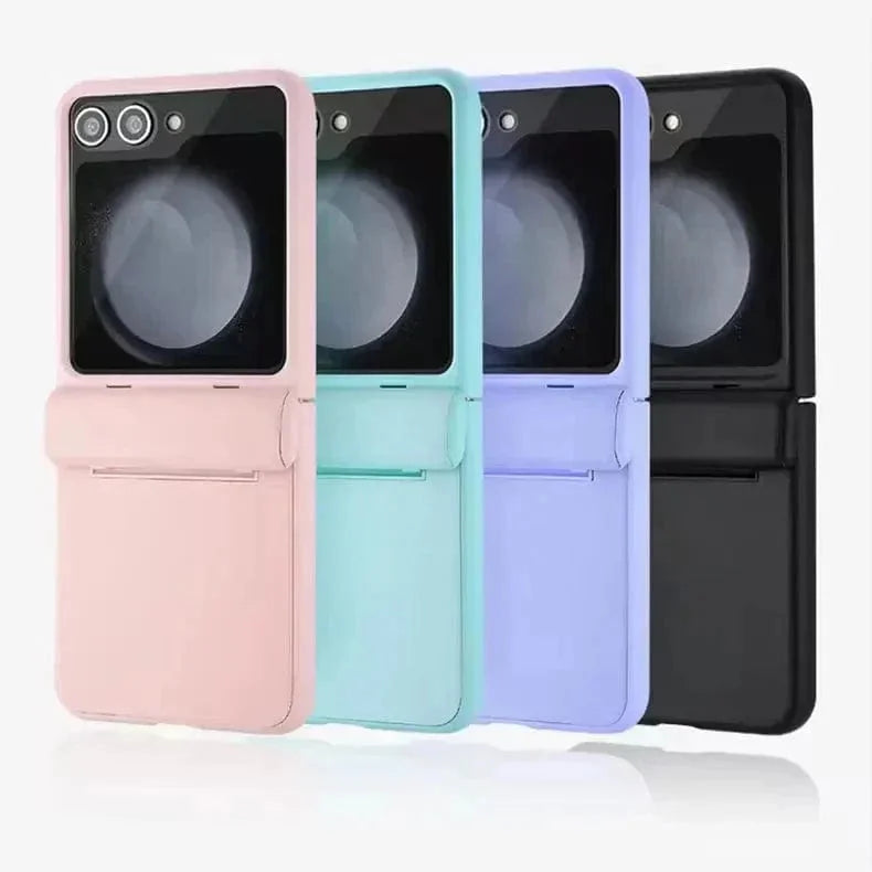 PU Leather with Hinge Protection Case for Samsung Z Flip5