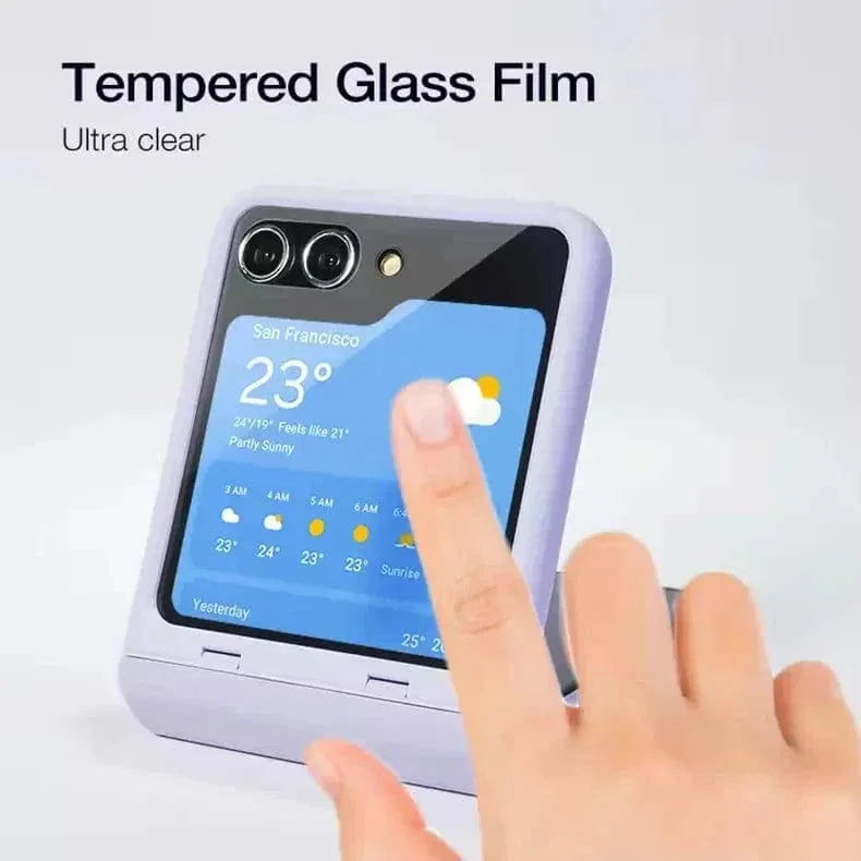 PU Leather with Hinge Protection Case for Samsung Z Flip5