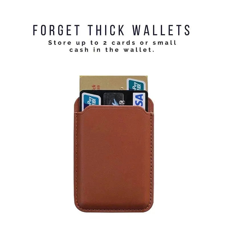 PU Magnetic MagSafe Card Wallet for iPhone