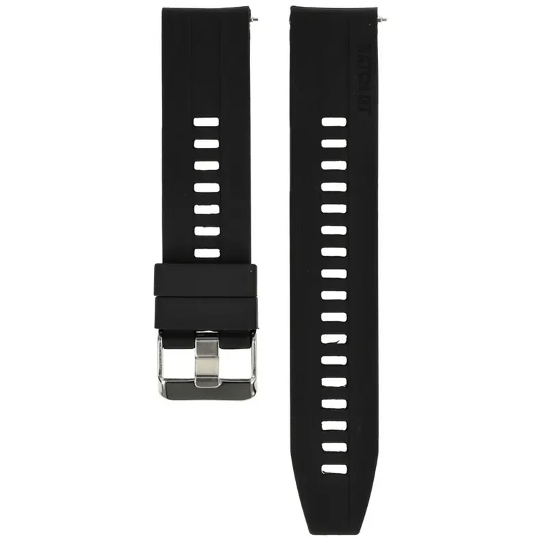 Quick Release Silicone Soft Sport Band for SmartWatch Watch Bands 20mm / Black