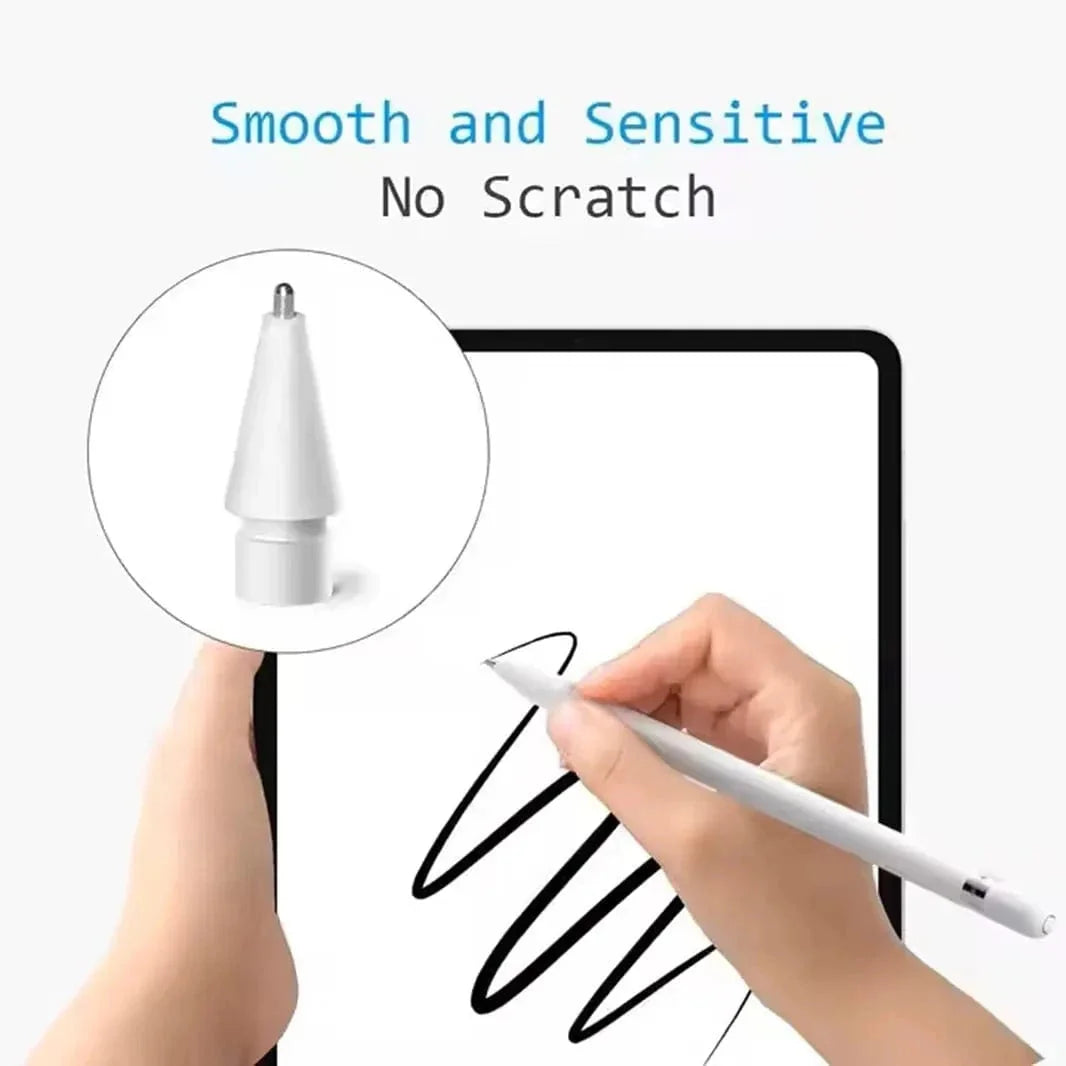 Replacement Metal Nibs Pencil Tips [Pack of 3] for Apple Pencil