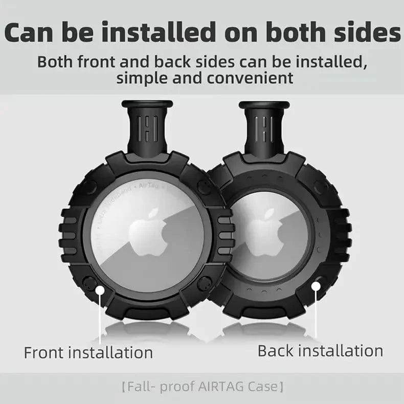 Rugged Soft TPU Keychain Cover for Apple AirTag