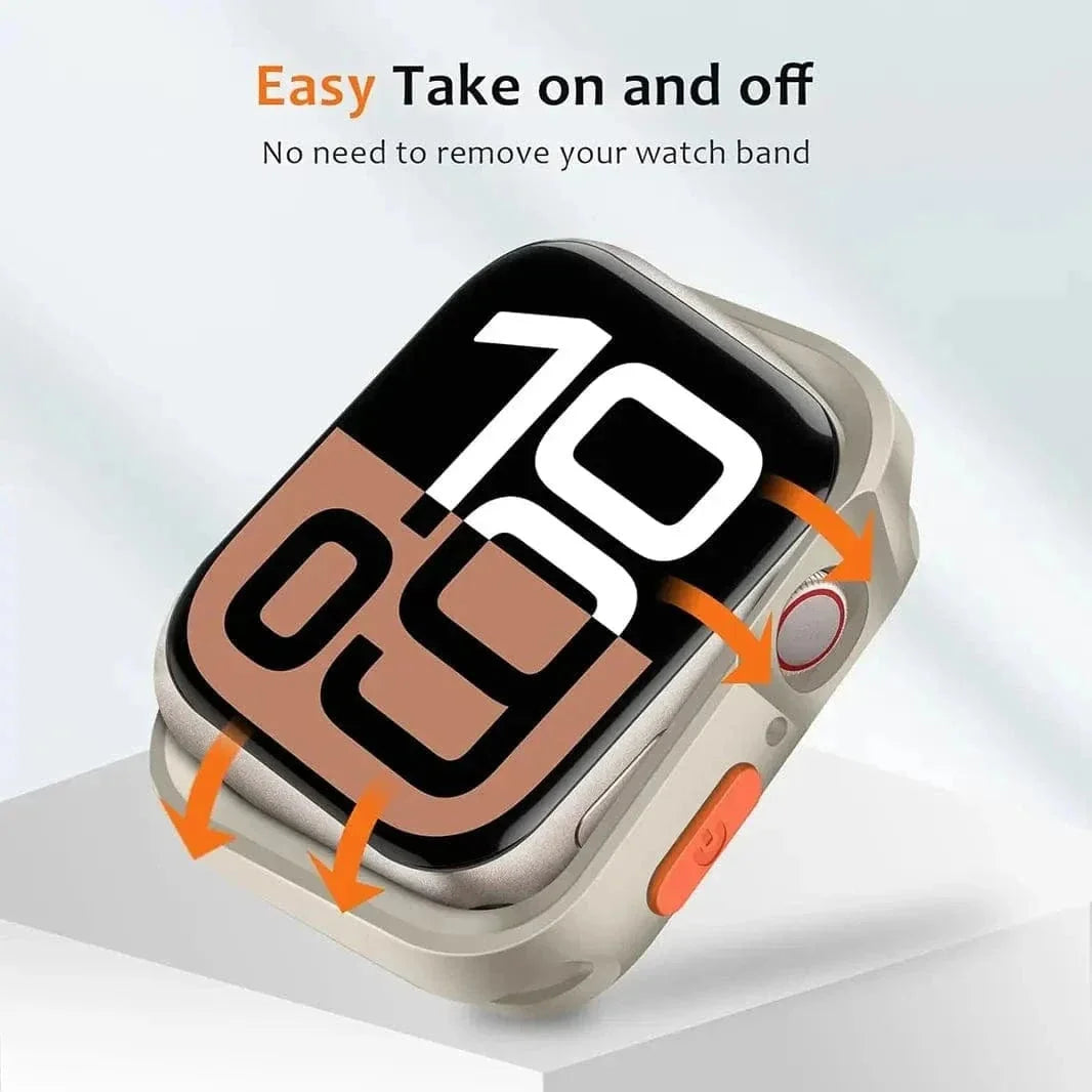 Rugged TPU Soft Cover for Apple Watch 45mm
