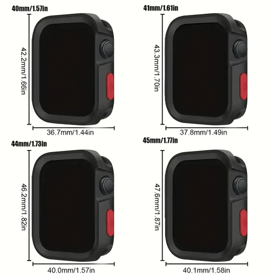 Rugged TPU Soft Cover for Apple Watch 45mm