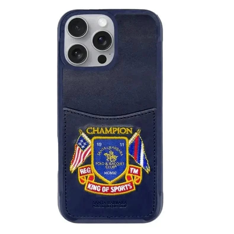 Santa Barbara Abner Series Hard Phone Back Case for Apple iPhone Back Cases iPhone 16 Pro Max / Midnight Blue