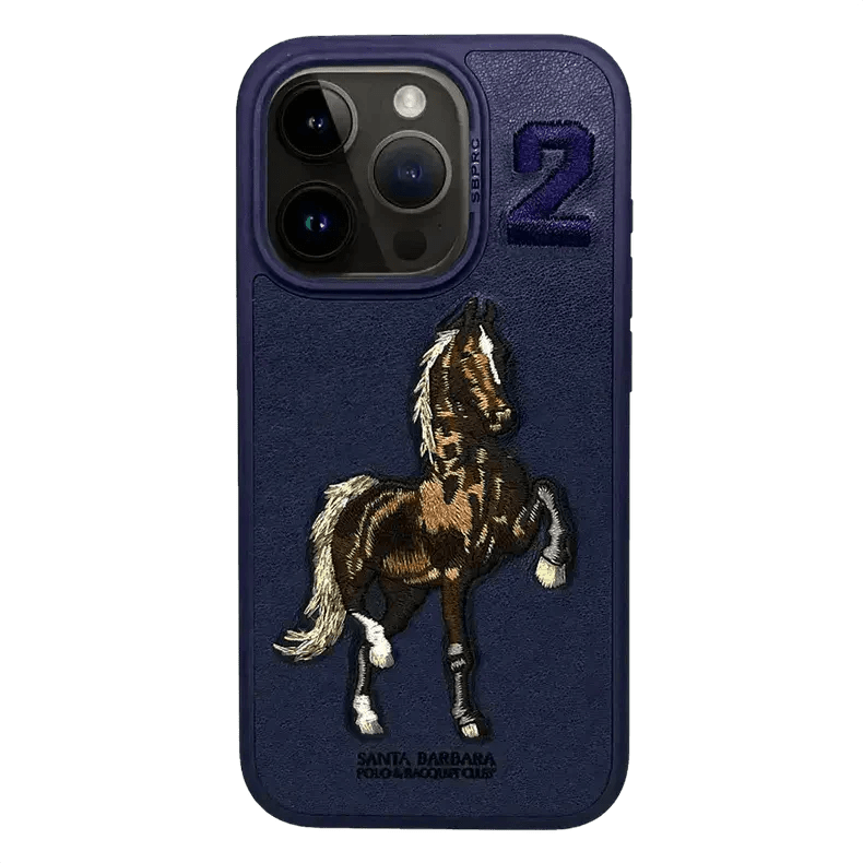 Santa Barbara Boris Series Case for iPhone Back Cases iPhone 15 / Midnight Blue