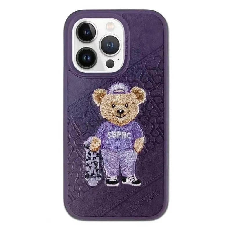 Santa Barbara Crete Series Case for iPhone Back Cases iPhone 14 Pro Max / Deep Purple