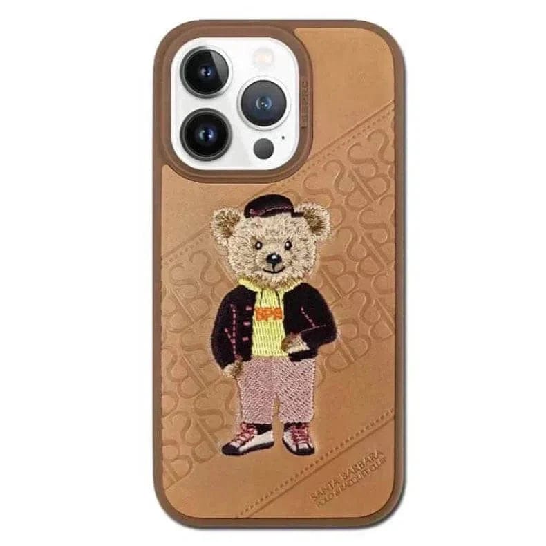 Santa Barbara Crete Series Case for iPhone Back Cases iPhone 14 Pro Max / Brown