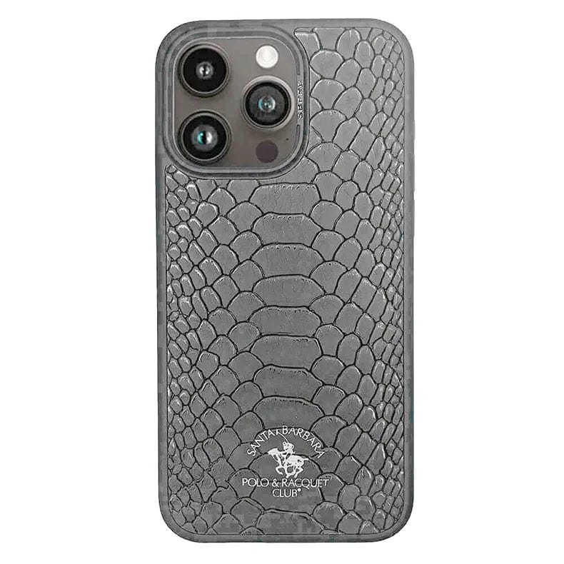 Santa Barbara Knight Series Case for iPhone Back Cases iPhone 15 Pro / Grey