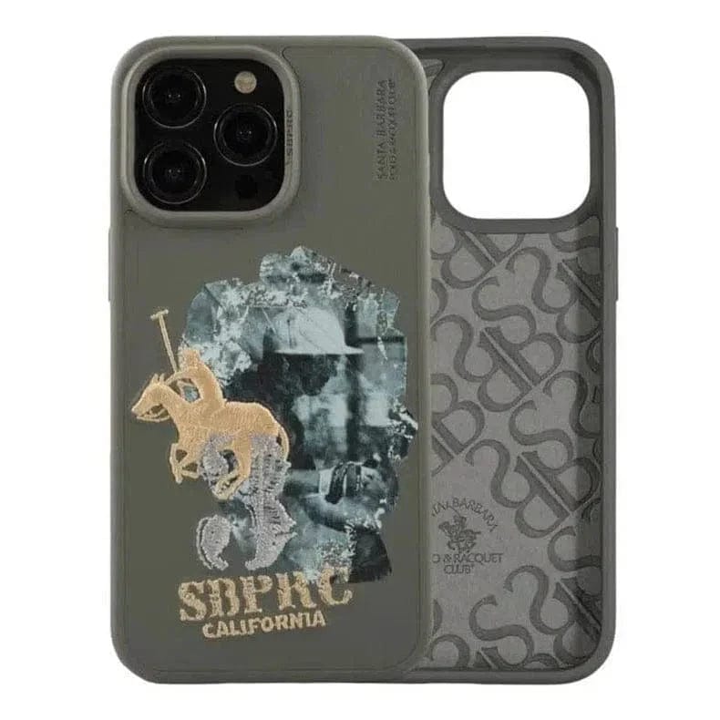 Santa Barbara Marcus Series Case for iPhone Back Cases iPhone 15 Pro / Grey