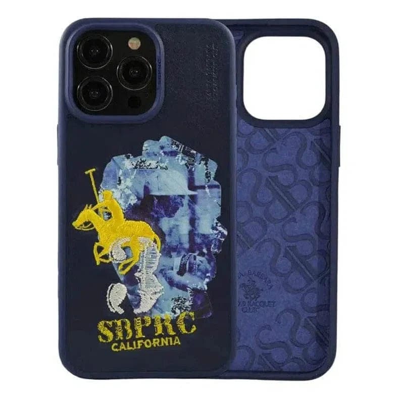 Santa Barbara Marcus Series Case for iPhone Back Cases iPhone 15 Pro / Navy Blue