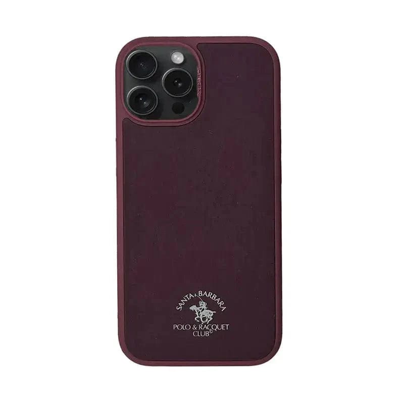 Santa Barbara Norton Series Case for iPhone Back Cases iPhone 15 / Wine Red