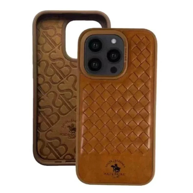 Santa Barbara Ravel Series Case for iPhone Back Cases iPhone 14 / Brown