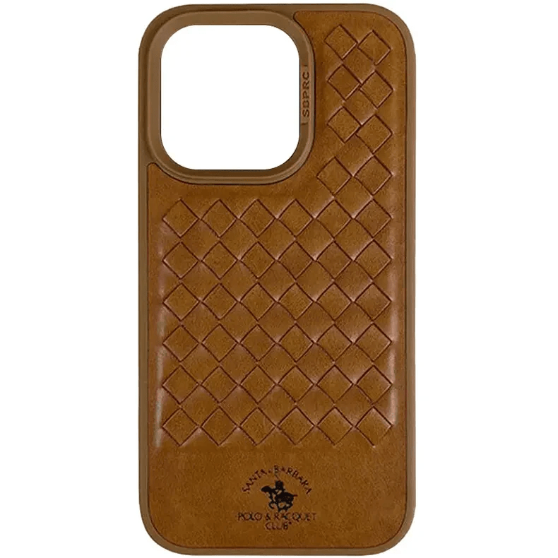 Santa Barbara Ravel Series Case for iPhone Back Cases iPhone 15 / Brown