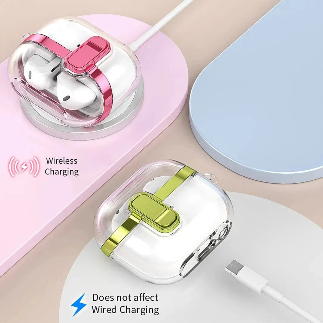 Secure Lock Plating Soft TPU Cover for Samsung Buds3