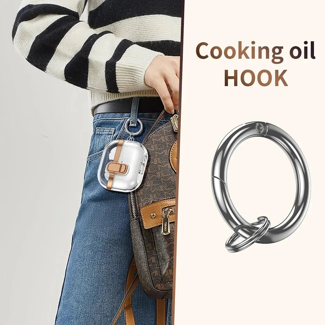 Secure Lock Plating Soft TPU Cover for Samsung Buds3