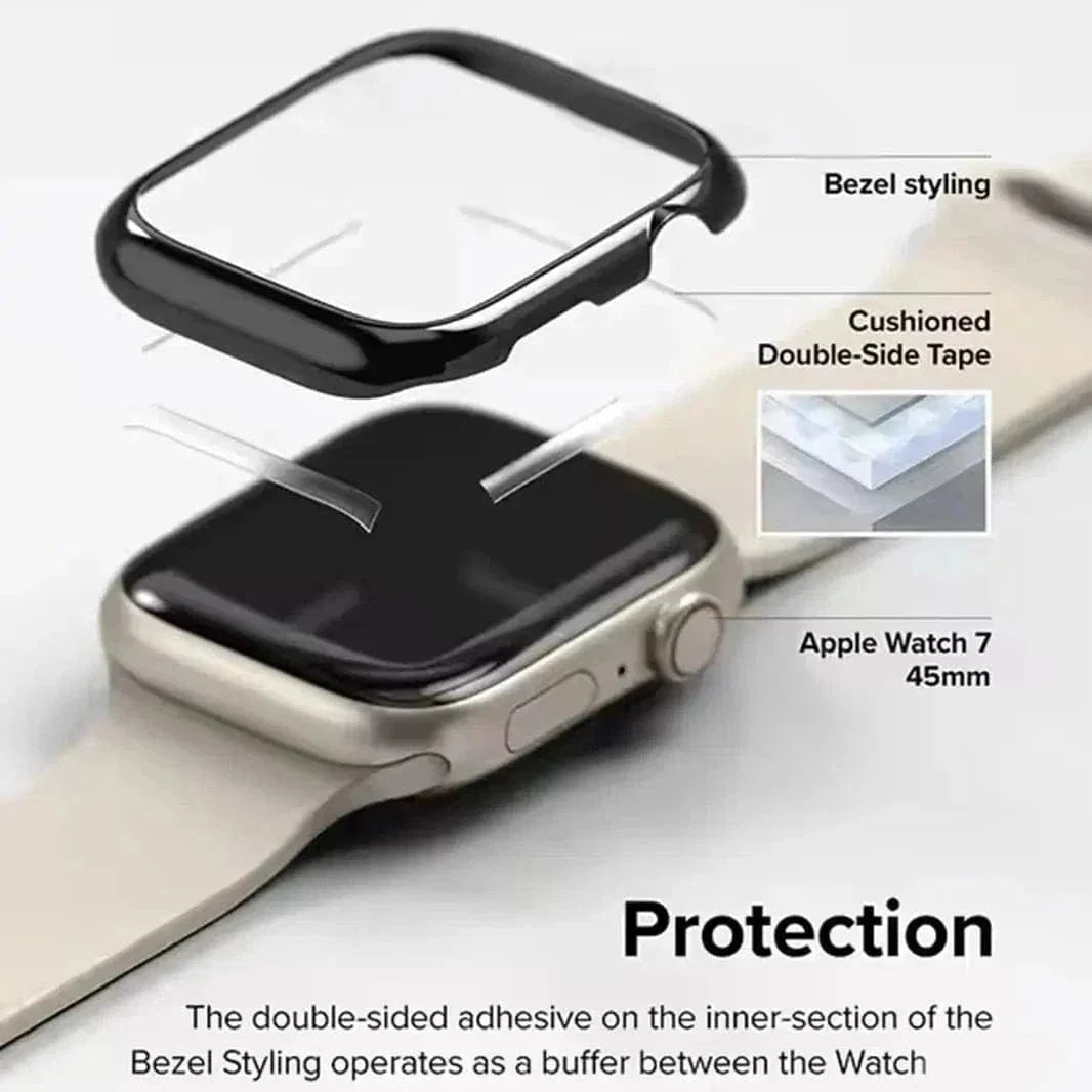 Shiny Metal Aluminium Alloy Bumper for Apple Watch 41mm