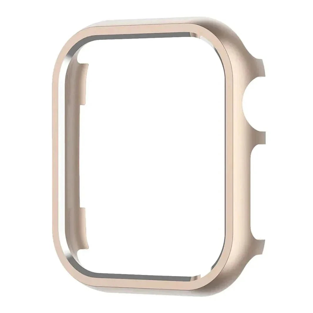 Shiny Metal Aluminium Alloy Bumper for Apple Watch 44mm