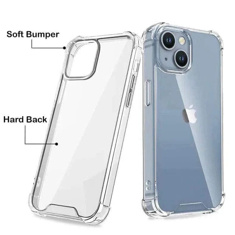 Shockproof Transparent Case for iPhone Back Cases iPhone 14