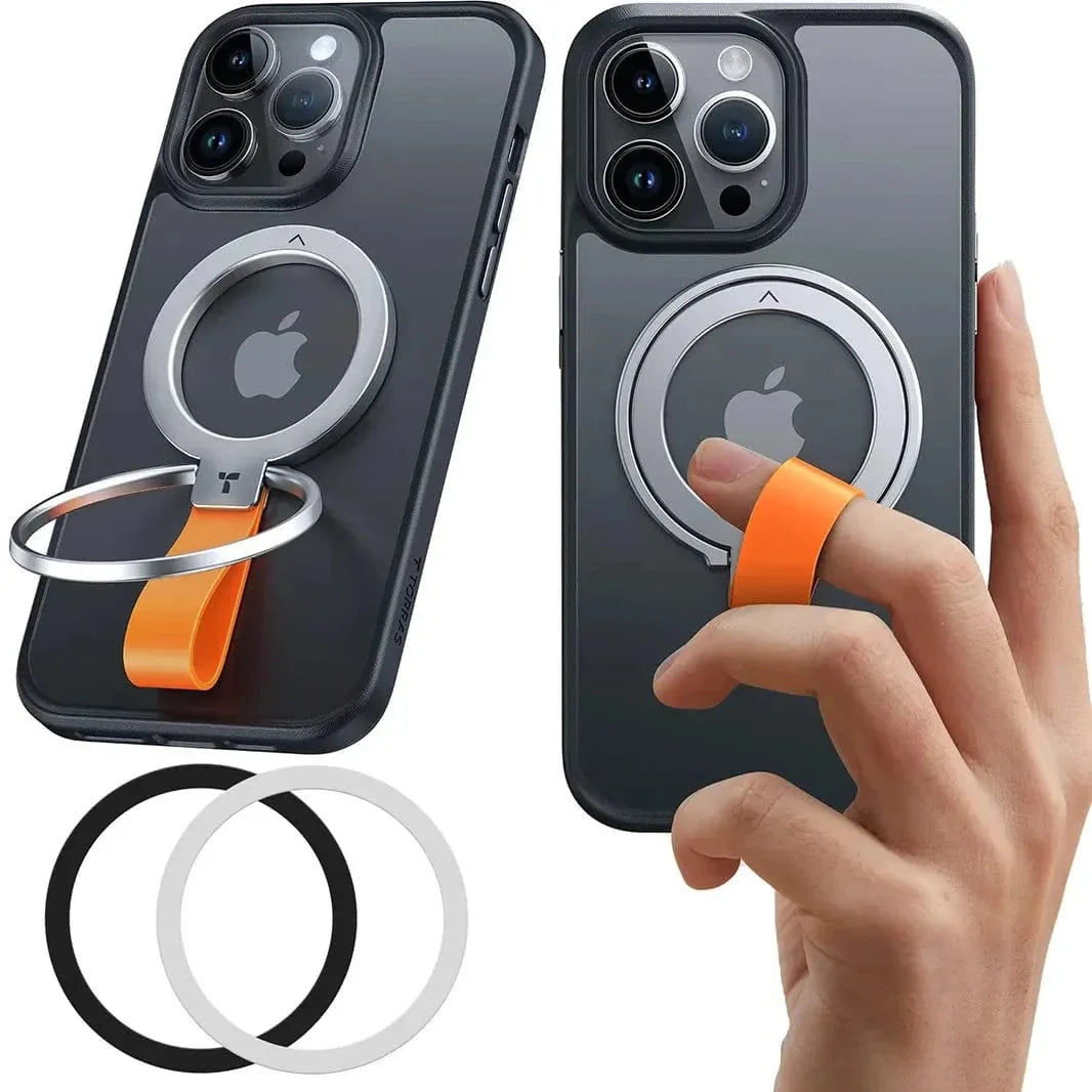 Silicone Loop Magnetic Grip Stand for Magsafe Function Built in Cases
