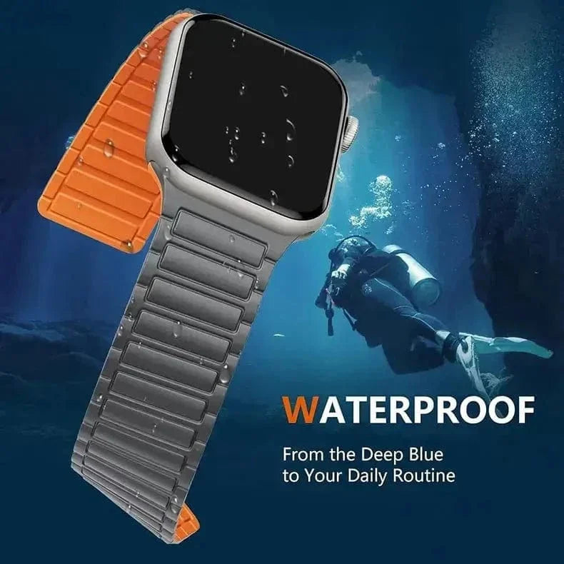 Silicone Magnetic skin-friendly Band for Apple Watch 38 | 40 | 41 | 42mm S10