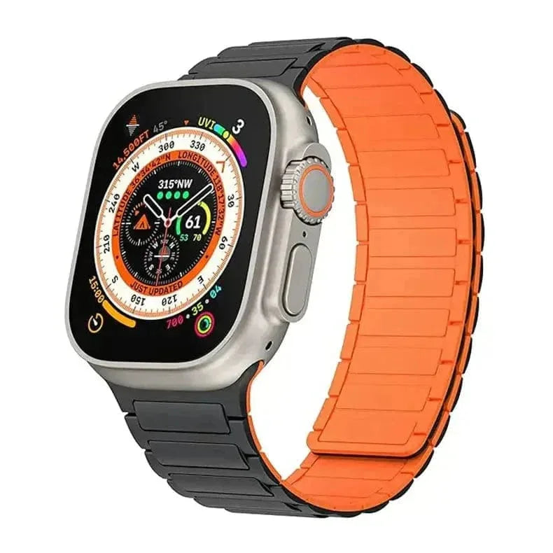 Silicone Magnetic skin-friendly Band for Apple Watch 38 | 40 | 41 | 42mm S10