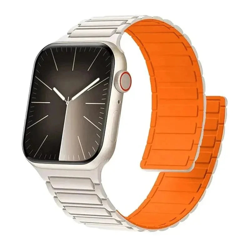 Silicone Magnetic skin-friendly Band for Apple Watch 38 | 40 | 41 | 42mm S10
