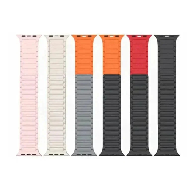 Silicone Magnetic skin-friendly Band for Apple Watch 42 | 44 | 45 | Ultra 49 | 46mm S10