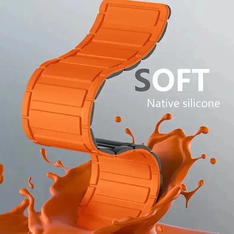Silicone Magnetic skin-friendly Band for Apple Watch 42 | 44 | 45 | Ultra 49 | 46mm S10