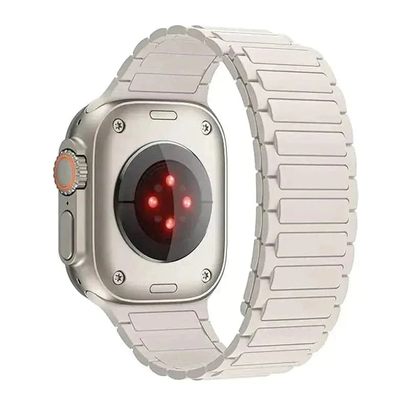 Silicone Magnetic skin-friendly Band for Apple Watch 42 | 44 | 45 | Ultra 49 | 46mm S10