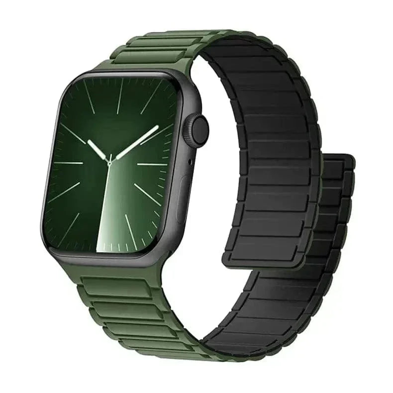 Silicone Magnetic skin-friendly Band for Apple Watch 42 | 44 | 45 | Ultra 49 | 46mm S10