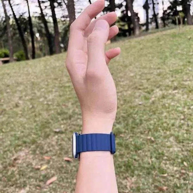 Silicone Magnetic Watch Band for Apple Watch