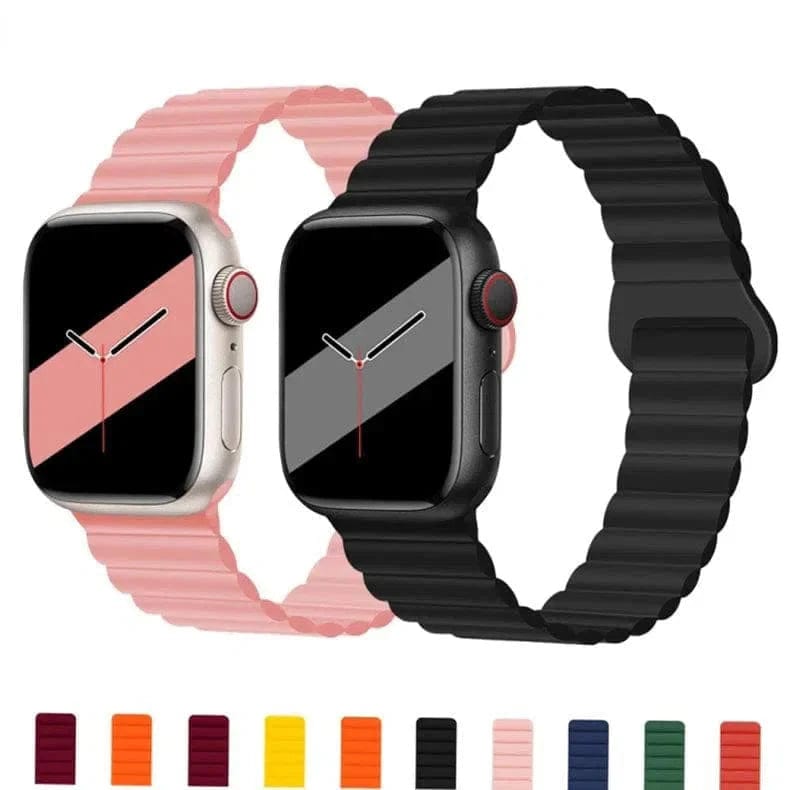 Silicone Magnetic Watch Band for Apple Watch Watch Bands