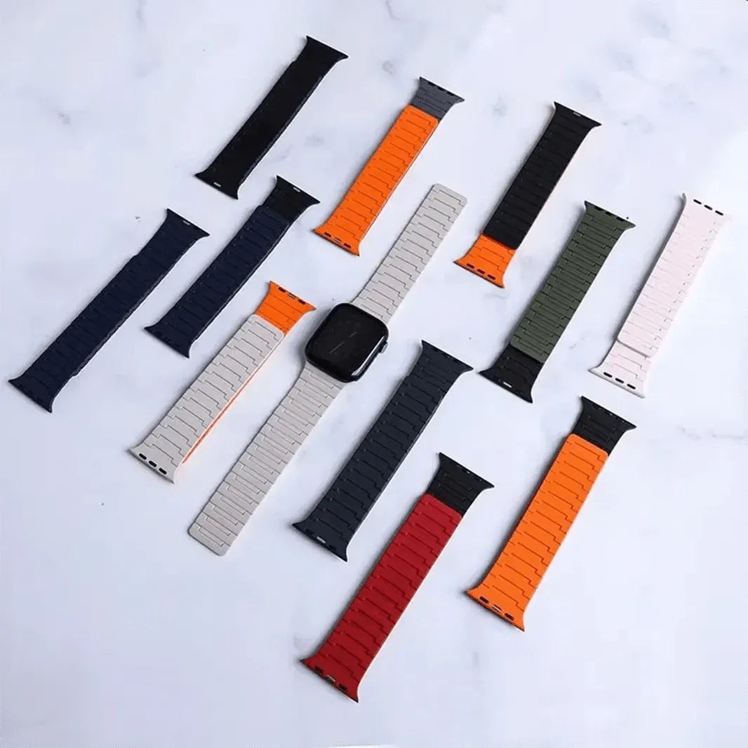 Silicone Magnetic Watch Strap Band for Apple Watch 38 | 40 | 41 | 42mm S10