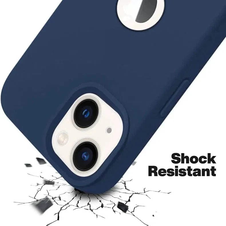 Silicone Round Wind Cut Case for iPhone Back Cases