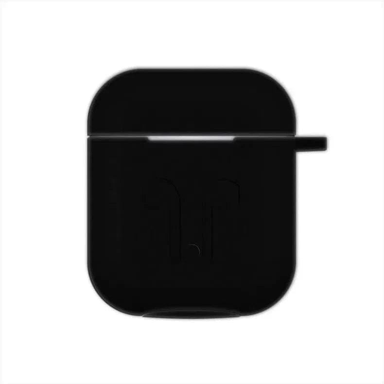 Silicone Soft Case for Apple Airpods Case Covers Airpods 1 | 2 / Black