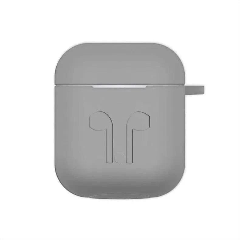 Silicone Soft Case for Apple Airpods Case Covers Airpods 1 | 2 / Grey