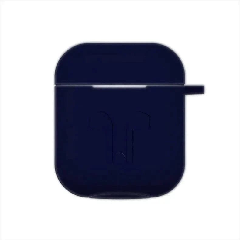 Silicone Soft Case for Apple Airpods Case Covers Airpods 1 | 2 / Midnight Blue