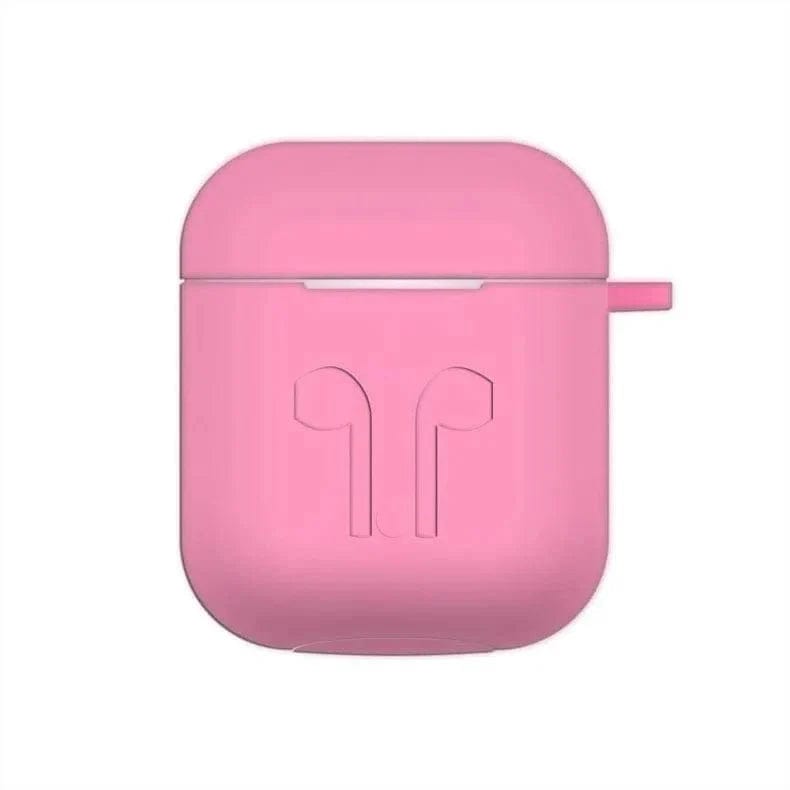 Silicone Soft Case for Apple Airpods Case Covers Airpods 1 | 2 / Pink