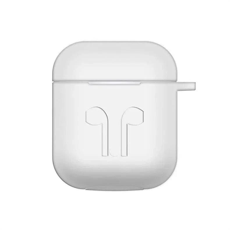 Silicone Soft Case for Apple Airpods Case Covers Airpods 1 | 2 / White