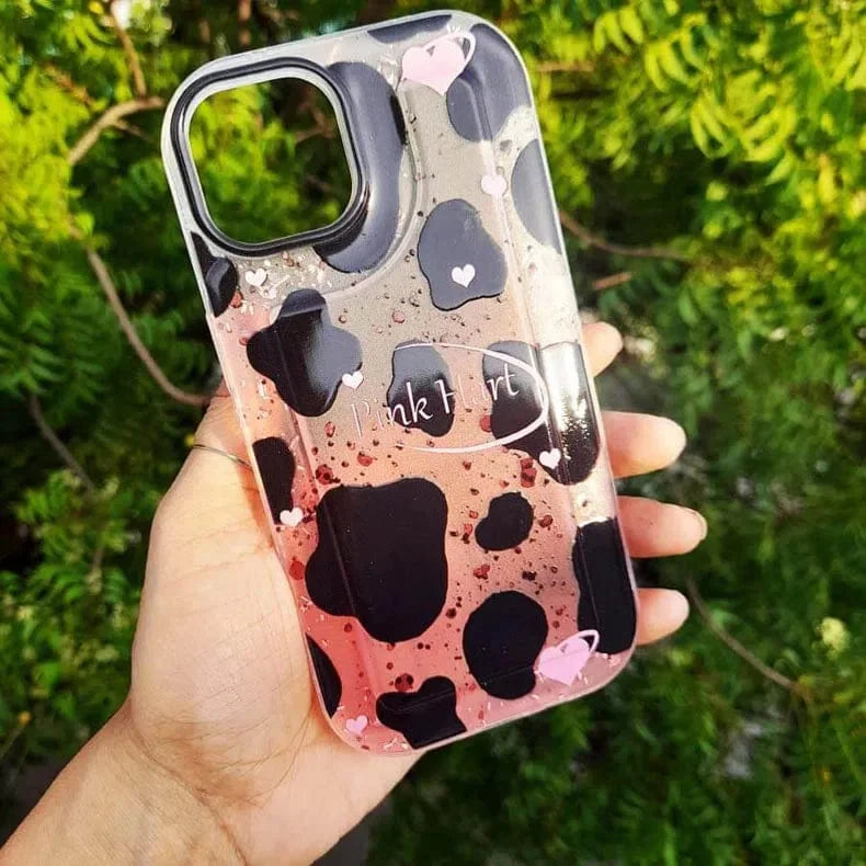 Silver Glitter Clear Soft Case for iPhone 13