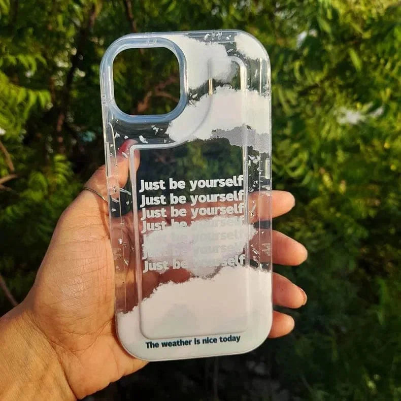 Silver Glitter Clear Soft Case for iPhone 14