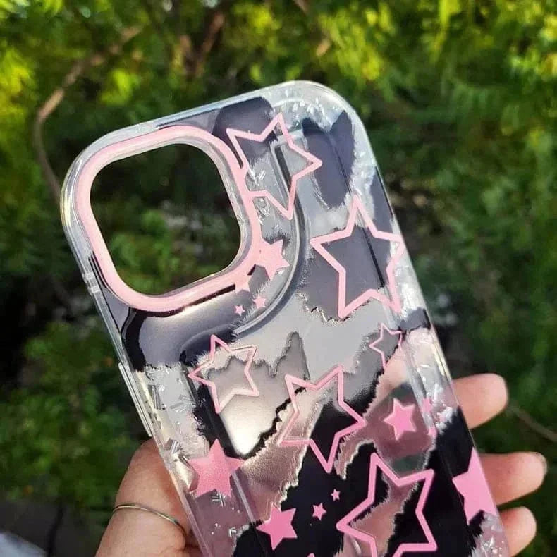 Silver Glitter Clear Soft Case for iPhone 14 Pro