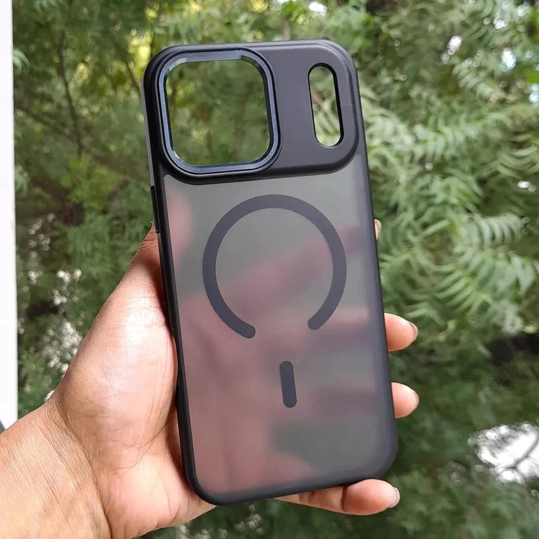 Sleek Matte Finish Metal Key Magsafe Case for iPhone 17 Pro