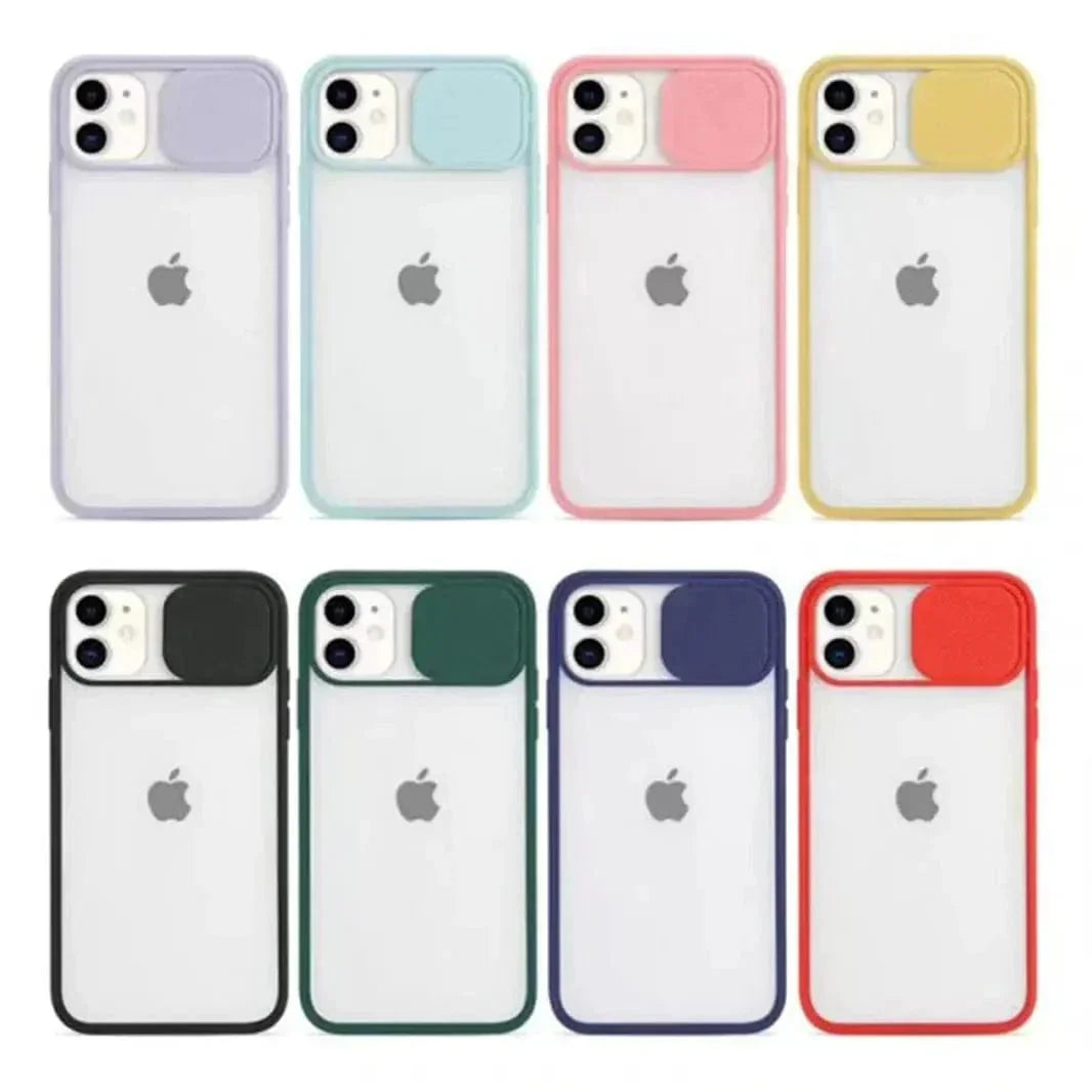 Sliding Shutter Camera Protection Matte Case for iPhone 11 Pro
