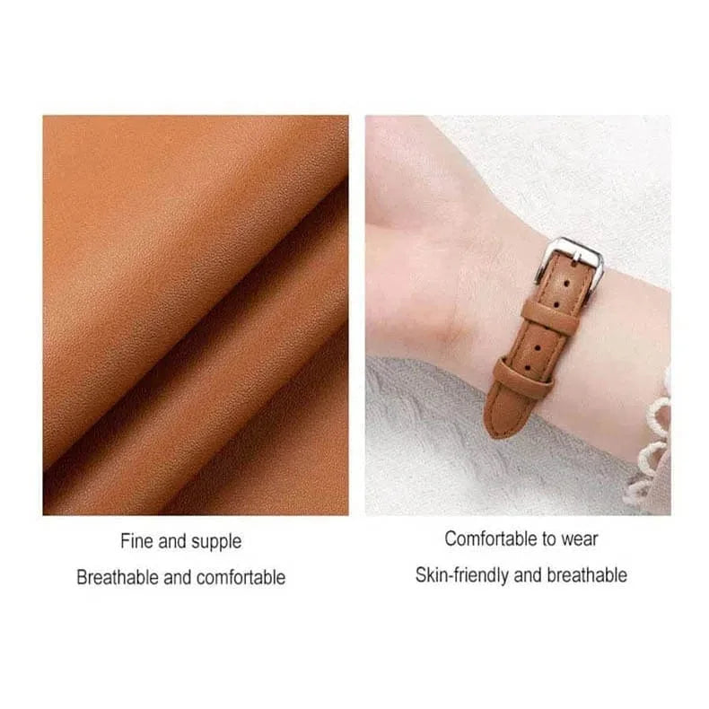 Slim Classic Leather Texture Band for Apple Watch 38 | 40 | 41 | 42mm S10