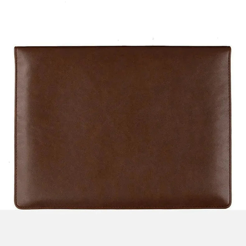 Slim Faux Leather Business Laptop Sleeve Bag